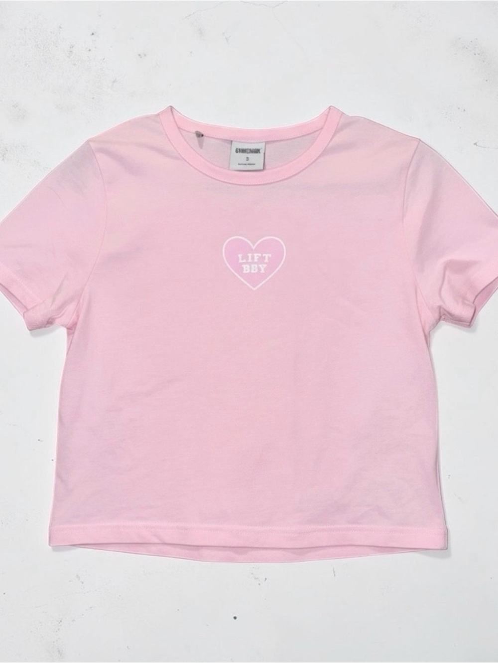 NWT Gymshark Lift Bby Tee S